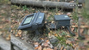 上田城跡公園　紅葉まつりを前に　ライトアップ機材が破損被害　上田市大手