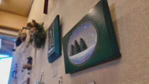 まるっと０２６８　１２月１０日　社協ボランティア養成講座　箸技・クリスマスの贈り物展