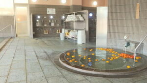 二十四節気　冬至　坂城町 びんぐし湯さん館でゆず湯