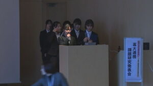 まるっと０２６８　１２月２４日　ガソリン価格・上田千曲高校生活福祉科　大学で研究の成果発表