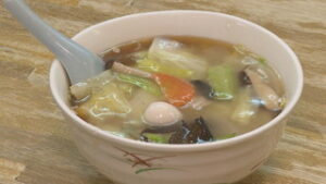 食べてぽかぽか　中華料理モリタ　あんかけラーメン　上田市天神