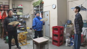 上田市消防団第３分団　伝統技能「消防木遣り唄」練習