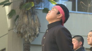 上田高校　共通テストの前に　後輩から先輩にエール