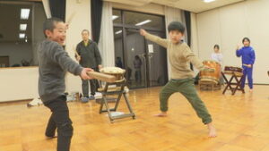 うえだ子ども文化祭に向け③　和太鼓チーム「晴和会」