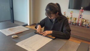 未来に羽ばたく！スーパージュニア④　そろばん　金山奈央さん　上田市