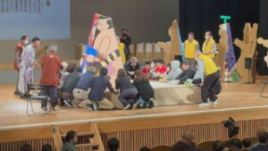 まるっと０２６８　２月２１日　今年も熱戦　どんどこ！巨大紙相撲大会・少年硬式野球チーム　上田リーグが５０周年記念式典