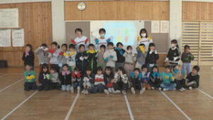 まるっと０２６８　２月２６日　桜の開花予想　４月３日開花・県内ガソリン小売価格・川西小たいよう販売会・滋野小　ちび軍手ィ贈呈式