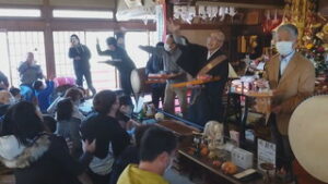 福は内！鬼も内！　上田市長光寺で節分会　上田市腰越