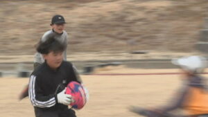 アンテロープス　初のタグラグビー全国大会へ　上田城跡公園陸上競技場