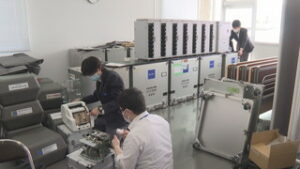 上田市長・市議選に向け　投開票の準備すすむ　上田市役所