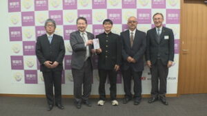 ＪＯＣジュニアオリンピックカップ　東部中　依田蒼大さんが出場　東御市役所