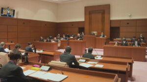 青木村議会定例会　令和８年度当初予算について説明　青木村役場