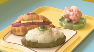 桜シーズン到来！ 桜あんバター塩パン　上田市御所 ニコリアンベーカリー