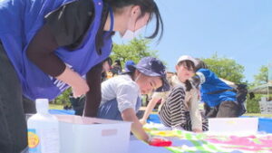 今年で４回目　学生が企画　МＡＴＣＨフェス　上田城跡公園　やぐら下芝生広場