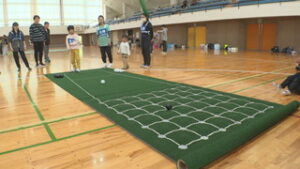 青木村　１２分館対抗　ニュースポーツの大会　開催　青木村総合体育館