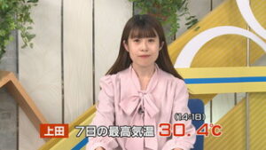 上田で３０.４℃記録　全国１番の暑さ