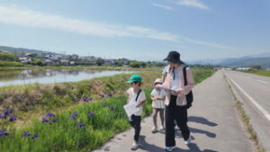 今年で３４回目　あやめの里ウォークラリー　上田市立豊殿小学校