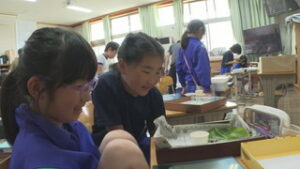 総合的な学習　上田市立城下小学校３年１組　蚕を育てる