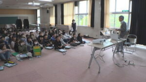 東御市立滋野小学校　気象予報士と天気の授業　