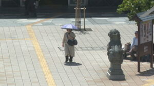 上田市　今年最高の３４．０℃