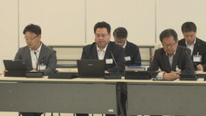東御市全員協議会　防災拠点整備について説明　東御市役所