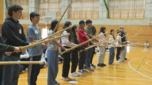 米国プレシディオ中学校　坂城中学校と交流