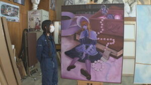 国展で作品入賞　上田東高校　増田美月さん