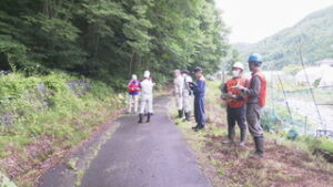 災害を未然に防ぐ　土砂災害警戒区域パトロール