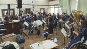 今年はサントミューゼで開催　上田東高校吹奏楽班　７月に定演　上田東高校