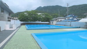 代表児童が目標を発表　坂城町立南条小学校でプール開き　坂城町