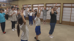 上田わっしょい　７年ぶり参加　上常田自治会　上常田公会堂