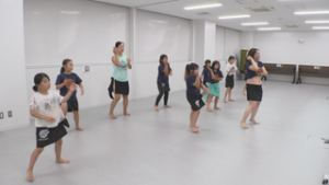 坂城どんどんに初参加　ＴＥ　ОＲＡ　ＡＰＩ　ＴＡＨＩＴＩ　千曲市ことぶきアリーナー