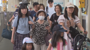 帰省ラッシュピーク　上田駅