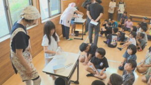 ８月１８日は「お米の日」　小学生がお米の大切さ・おいしさ学ぶ　上田市真田町本原