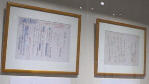 ３５枚の自筆原稿を展示　池波正太郎自筆原稿展　上田市原町