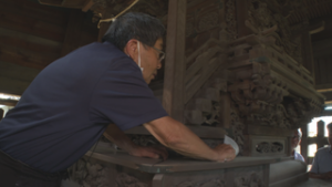 １０月に展示会開催　堀川神社の竹内八十吉作品を鑑賞　上田市国分