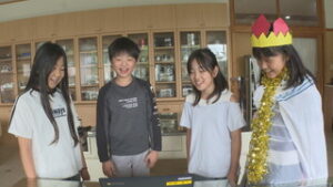傍陽小学校５年生 米の魅力を伝える動画づくり　上田市真田町