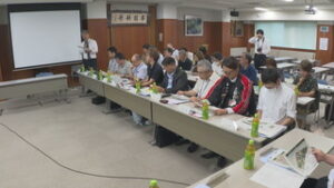 信州大学繊維学部と周辺自治会　防災懇談会