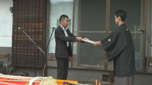 旧土屋家　文化財登録を記念し式典開催　上田市下室賀