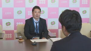 全国障害者スポーツ大会　ボッチャで初出場　選手が表敬訪問　上田市役所